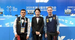 Gerson Martínez irá por el oro en Billar de los Juegos Mundiales 2025 en China