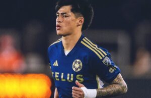 Kenji Cabrera debutó oficialmente con el Vancouver Whitecaps por la Canadian Soccer Championship