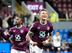 Oliver Sonne anotó gol del triunfo del Burnley sobre el Derby County por 2-1 y avanzó de ronda en la Carabao Cup
