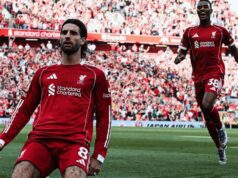Liverpool le ganó al Arsenal 1-0 y es líder absoluto de la Premier League