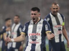 Alianza Lima con dos goles de Alan Cantero venció a la U. Católica 2-0 en la ida de Copa Sudamericana