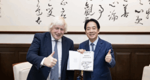 Presidente Lai recibe a ex primer ministro del Reino Unido Boris Johnson