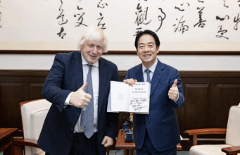 Presidente Lai recibe a ex primer ministro del Reino Unido Boris Johnson