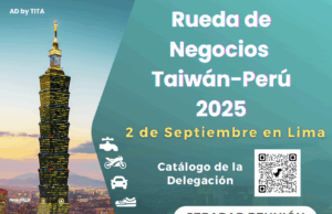 Taiwán impulsa vínculos comerciales con el Perú