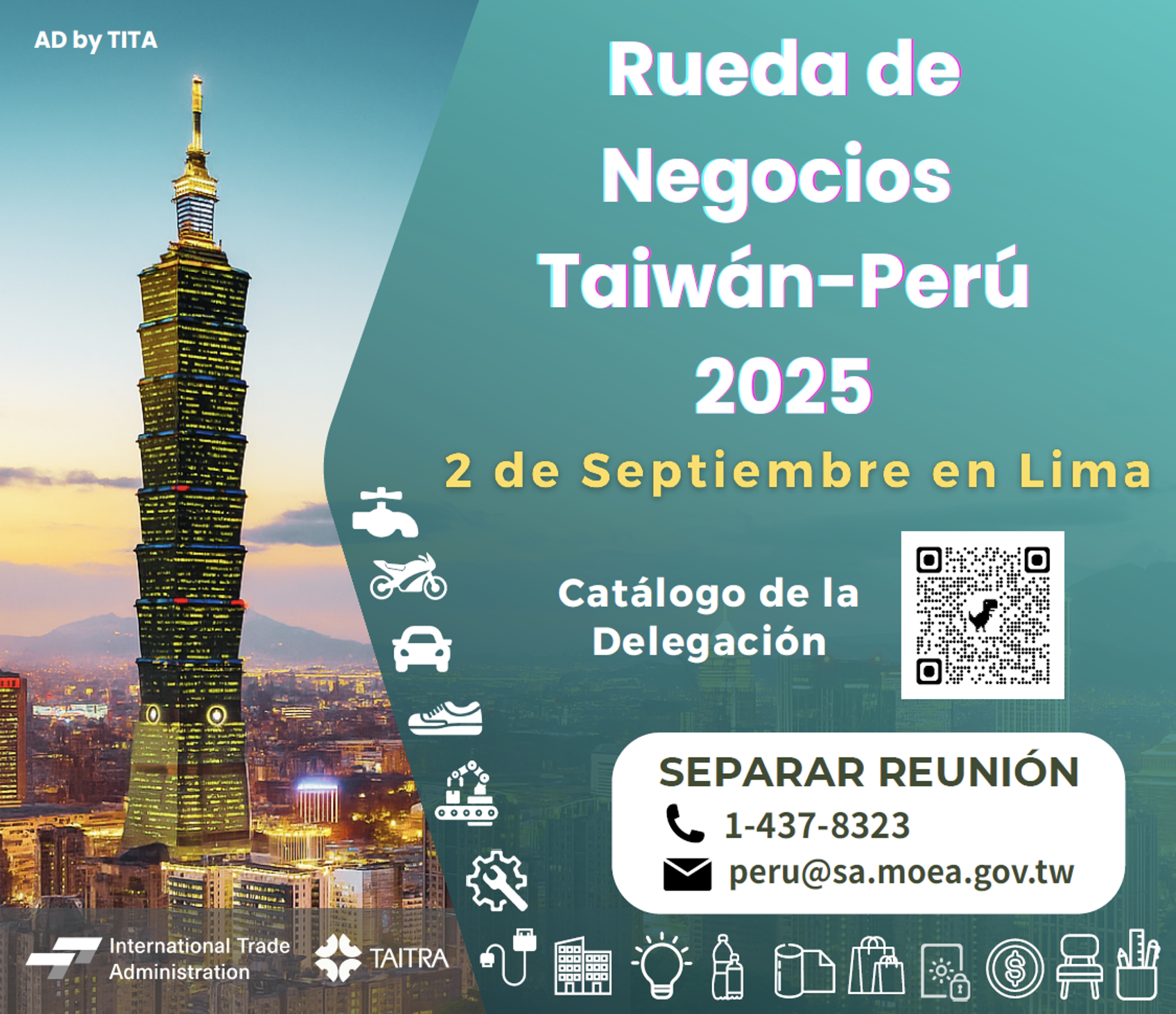 Rueda de Negocios Taiwán-Perú 2025
