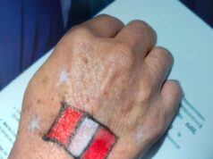 Morgan Quero destaca símbolo patrio pintado por estudiante en Barrios Altos