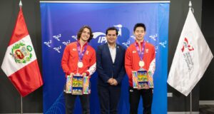 MEDALLISTAS DE ORO Y BRONCE EN JUEGOS PANAMERICANOS JUNIOR ASUNCIÓN 2025 FUERON HOMENAJEADOS POR EL PRESIDENTE DEL IPD