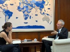 Viceministro de Relaciones Exteriores Wu concede entrevista a The Telegraph