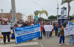 Pobladores de Puente Tabla exigen ejecución del proyecto de alcantarillado