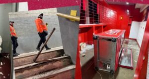 Así quedó el Estadio de Independiente tras la barbarie anoche en partido suspendido ante la “U” de Chile