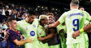 Barcelona remontó dos goles en contra para derrotar al Levante 3-2 en la Liga de España