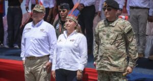 Dina Boluarte llegó a Santa Rosa de Loreto:“Nuestra soberanía no está en discusión”