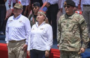 Dina Boluarte llegó a Santa Rosa de Loreto:“Nuestra soberanía no está en discusión”