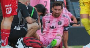 Lionel Messi salió lesionado apenas a los 10’ del partido que Inter Miami jugó con Necaxa de México