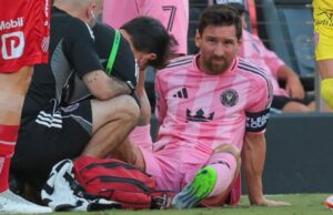 Lionel Messi salió lesionado apenas a los 10’ del partido que Inter Miami jugó con Necaxa de México