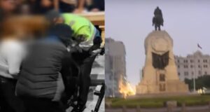 Acribillan a extranjero en plena plaza San Martín frente a su esposa e hijos