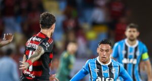 Erick Noriega tuvo gran estreno con Gremio de titular en empate de visita ante Flamengo 1-1