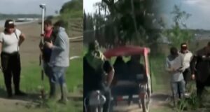 PNP interviene a topógrafos en distrito de Santa Rosa realizando mediciones del terreno peruano