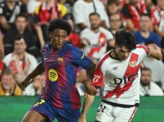 Barcelona cede la punta de la Liga de España al empatar de visitante con Rayo Vallecano 1-1