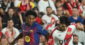 Barcelona cede la punta de la Liga de España al empatar de visitante con Rayo Vallecano 1-1