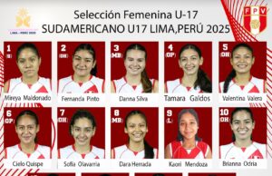 Perú presentó su lista para el Sudamericano U17 de Vóley a realizarse en Lima
