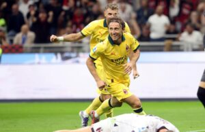 Luca Modric anotó gol del triunfo del Milán ante Bolonia en el Calcio Italiano