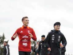 Selección realizó segundo día de trabajos en Uruguay con Oliver Sonne y Kenji Cabrera