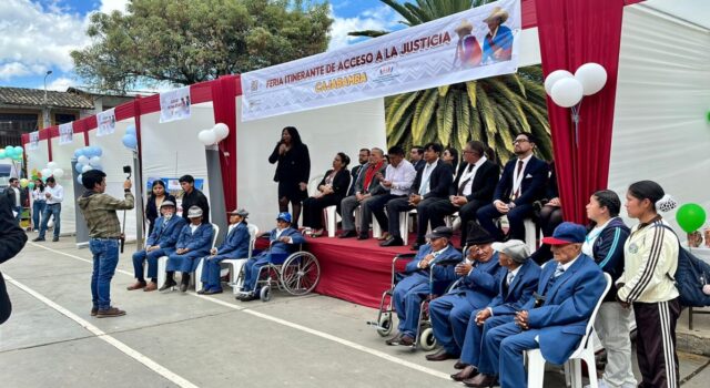 Cajamarca: Poder Judicial acerca la justicia a Cajabamba con audiencias itinerantes y ferias de servicios
