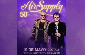 Air Supply llega a Lima con su nuevo tour celebrando sus 50 años de grandes éxitos en mayo 2026