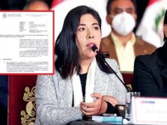 Sigue la persecución contra Betssy Chávez