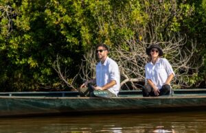 Valeria Piazza y Pierre Cateriano se suman ala protección de la Amazonía en Madre de Dios