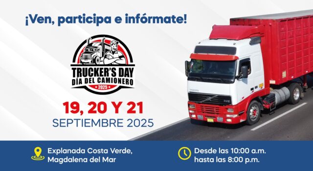 Sutran-MTC estará presente en importante evento por el Día del Camionero Peruano 2025
