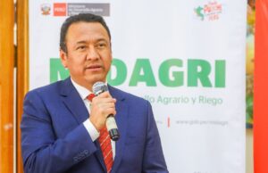 Ministro de desarrollo agrario y riego asegura que no se dejará sin agua a la agricultura: “Sacan nuestras frases de contexto”