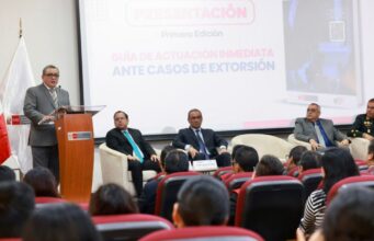 Ministerio de Justicia presenta la “Guía de actuación inmediata ante casos de extorsión” para reforzar la lucha contra la criminalidad