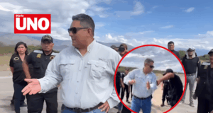 Ronderos campesinos chicotean a gerente de Corpac por retrasos en aeropuerto de Jaén