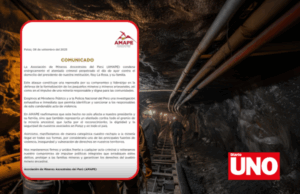 Mineros ancestrales AMAPE denuncian atentado contra su presidente y exigen investigación inmediata