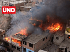 Incendio consume tres viviendas en Comas y evidencia problemas de acceso para bomberos