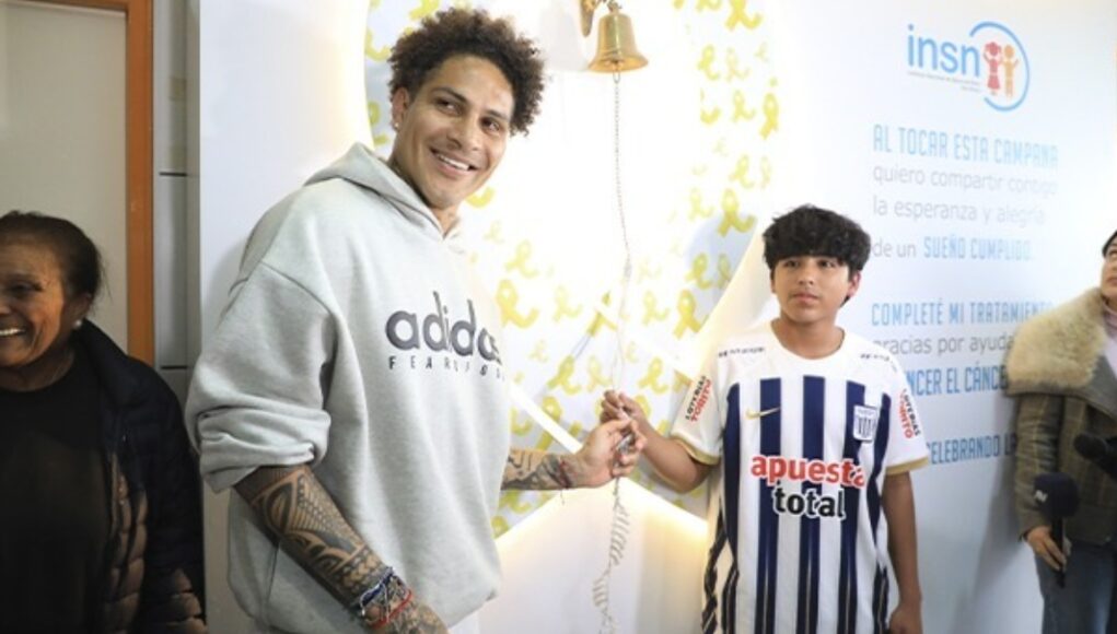 Minsa: menor vence leucemia agresiva tras ocho años de tratamiento en el INSN-San Borja y recibe visita de Paolo Guerrero