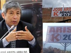 Exministro del MEF José Arista llena con pintas Bagua y Amazonas