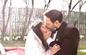 Zully Pinchi se da un beso con Mark Vito