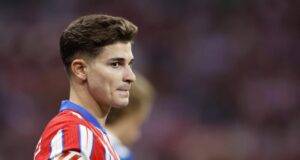 Julián Álvarez quedó descartado para jugar por Atlético de Madrid ante Liverpool por lesión