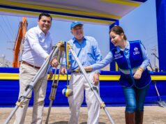 Colocan primera piedra a futura Alameda La Unión en Manchay