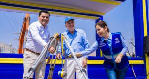 Colocan primera piedra a futura Alameda La Unión en Manchay