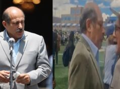 Congresista escupe a periodista: Héctor Valer arremete contra reportero en Juliaca