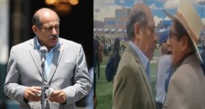 Congresista escupe a periodista: Héctor Valer arremete contra reportero en Juliaca