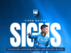 Piero Quispe es oficialmente jugador el Sidney F.C. de Australia hasta final de temporada