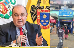 Comerciantes del Mercado Minorista marchan contra Rafael López Aliaga