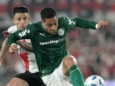 Palmeiras derrotó de visita a River Plate 2-1 en la ida de Cuartos de Final de Copa Libertadores