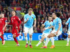 Bélgica quedó a un paso de lograr el boleto al Mundial 2026 tras ganarle a País de Gales 4-2