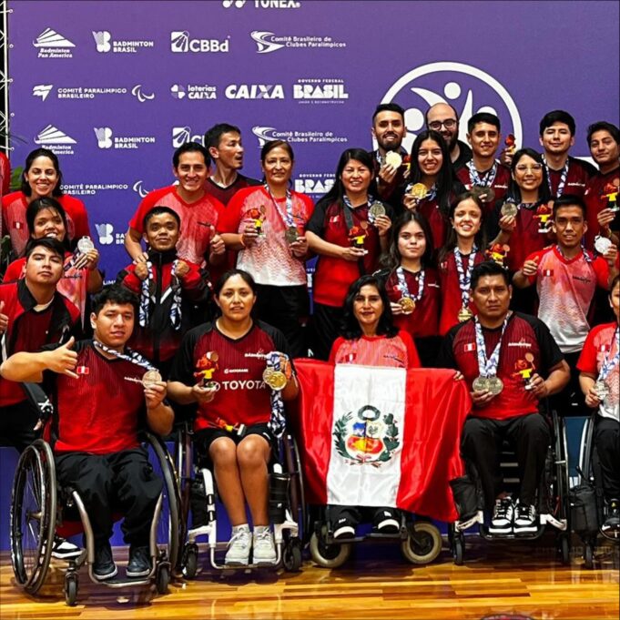 Perú logró 24 medallas en el Pan Am Parabádminton Championships 2025 en Sao Paulo-Brasil
